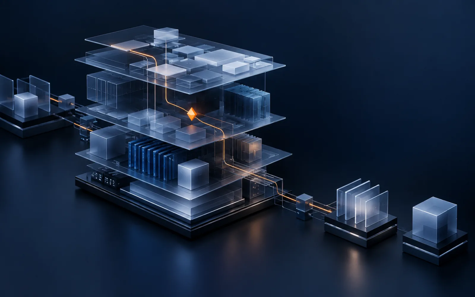 Layered architectural visualization of an engineered software system